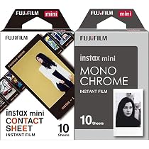 Fujifilm Instax Mini Pellicola Contact Sheet Border, Confezione da ...
