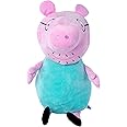 Simba 109261005 Peppa Pig Plush Papa Pig, 37 cm, in Standard Outfit, Plush Figure, Plush Toy, from the First Months of Life