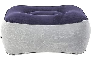 Esenlong Cuscino gonfiabile per il poggiapiedi, da viaggio a casa, riduce il gonfiore e migliora la circolazione