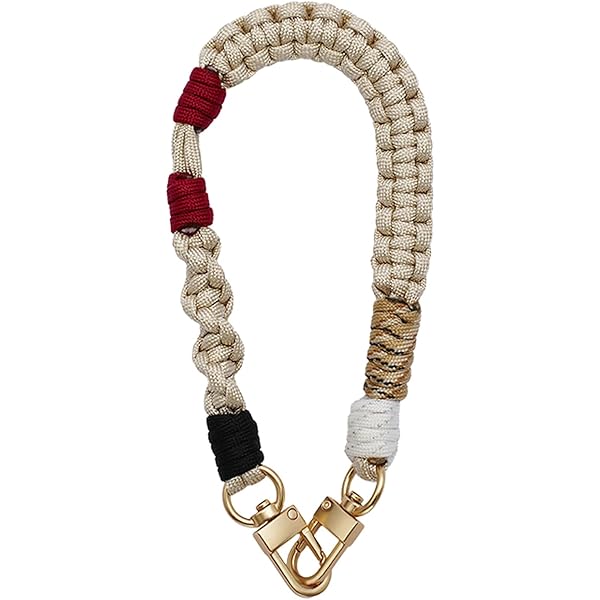 Reownest 1 telefoonketting, universeel, mobiele telefoonkoord, telefoonkoord met 1 patch, anti-verlies draad, natuursteenhanger, compatibel met smartphones voor vrouwen en meisjes, amber