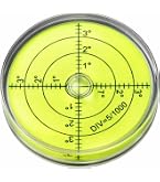 60 Mm Ronde Waterpas Met Schaalverdeling – Precisie-instrument Voor Camera, Statief, Machines En 3D-printers, Kristalhelder