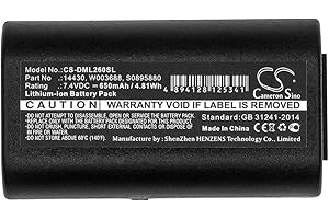 CAMERON SINO CS-DML260SL Battery 650mAh compatible with [DYMO] 260P, 280, LabelManager 260, LabelManager 260P, LabelManager 280, LabelManager PnP, PnP, for [3M] PL200 replaces 14430, for 1758458, for S0895880, fo