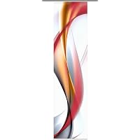 Home Fashion Schiebevorhang – Fotodruck Grau, 245 X 60 Cm, Inkl. Schienensystem