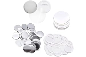 100 st runda stift och knappmärken, 32 mm pin-knappmärke, för | För DIY-processen för knappmaskiner, inklusive bakstyckena på