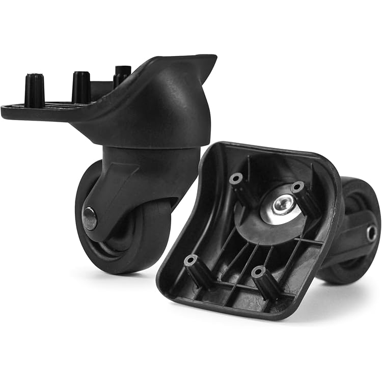 Tobeso-Nuoze L330 Kofferwielen, 4 stuks, reservewielen voor kofferreparatie, 360 graden draaibare koffer, reservewielen met 4 bevestigingsgaten