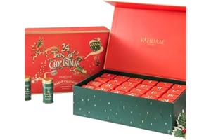 ‎VAHDAM VAHDAM, Tee Adventskalender 2025 (500g) 24 Tee Lose - Luxuriösen Geschenkset | Loser Tee Probierset | Adventskalender Geschenk Für Frauen & Männer