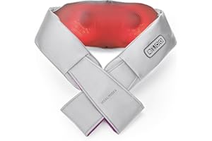 ‎VITALMAXX VITALmaxx Shiatsu Nackenmassagegerät mit Halteschlaufe | Massagegerät für Schultern, Nacken, Rücken, Beine & Bauchmuskulatur | Knetmassage, Druckmassage | Massage mit Wärmefunktion