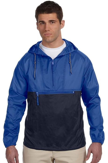 Harriton Packable Nylon Jacket M Red/Black : Amazon.in: Sports 