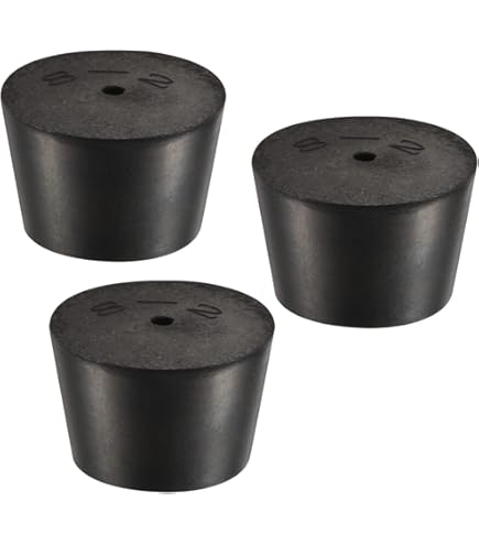 YOKIVE Silicona Goma Tapones, Cónicos Tapones Con Alta-Temperatura Resistencia | Protección Agujero, Excelente Para Laboratorio