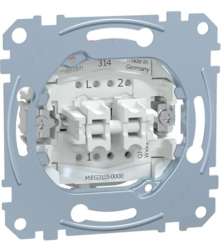 Merten Système M Plaque centrale avec bouton rotatif Anthracite