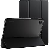 JETech Samsung Galaxy Tab A11 Plus Case, Black | Rear Translucent Slim, Tri-fold Stand, Auto Wake / Sleep, Lightweight Anti-S