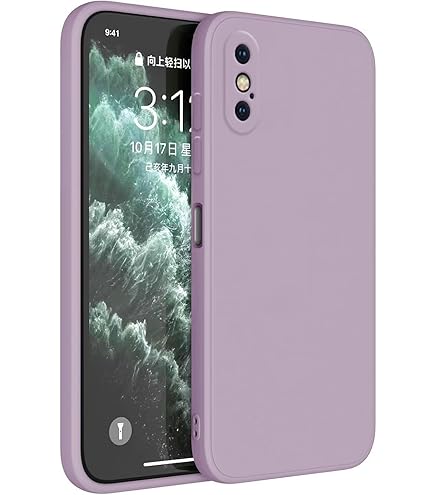 Custodia In Silicone TPU Morbido EASSGU Per IPhone X E Xs, Colore Ciano Chiaro, Anti Graffio E Anti Caduta