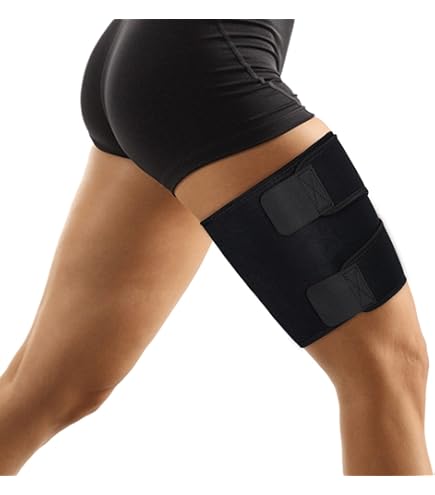 Chuarry 4 Pares De Bandas Elásticas Para Muslos, Tamaño L, Cómodas, Con Forro De Nailon, Protección De La Piel, Bandas Moldeadoras Para Muslos, Faja Moldeadora Para Mujer, Adelgazantes Para Correr