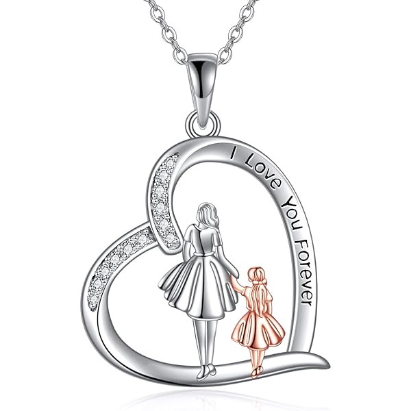 XXXL3510  Collana Con Ciondolo A Forma Di Cuore Con Unicorno E Cartone Animato Per Bambini Con Pietra Preziosa~p126148920