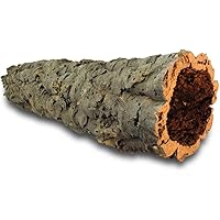 Kork-Deko XL Korkröhre | Korktunnel | Korkrinde | gereinigt & desinfiziert, ca. 60 cm, Ø = 11-14 cm
