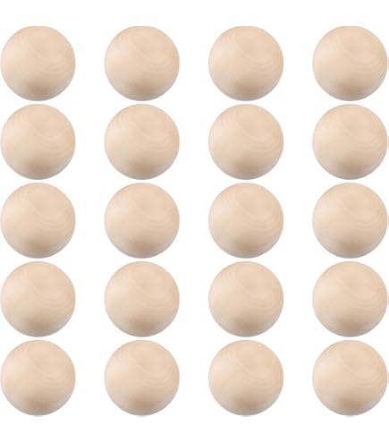 Houten ballen beukenhout 80 mm | Houten ballen zonder gat | Houten ballen