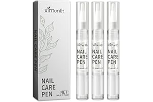 BYHSOEP 3 Pezzi Nail Care Pen, Arricchito con Olio di Jojoba, Olio di Cocco, Burro di Karitè, Estratto di Aloe Vera, Vitamina E