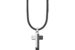 S.OLIVER sOliver Collana per bambini con ciondolo in acciaio inox/pelle, motivo a catena, disponibile in confezione regalo per gioielli