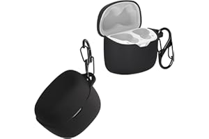 kwmobile Etui kompatybilne z JBL Tune Flex etui - silikonowy uchwyt do słuchawek dousznych - czarne