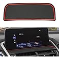 INTGET Dash Dashboard Mat for Lexus NX300 NX300h NX200 Accessories 2018 2019 2020 2021 Premium Custom Interior Non-Slip Anti Dust Dashboard Insert Liner Pad Rubber Mat (Red)