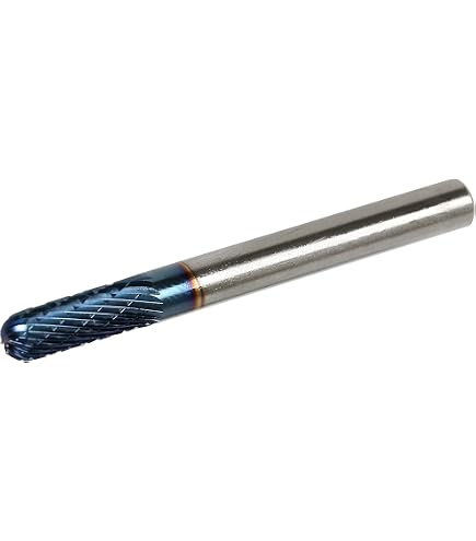 HM-Frässtift Form L Rundkegel Mit TiALN-Beschichtung – 6,0 Mm Schaft, 3 Mm Kreuzverzahnung