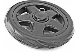 AMARA-GLOBAL Amara Global Lot de 2 Roue de rechange pour poussette Poussette Chariot de courses Ø 14 cm 16 cm, 15 cm