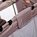 Homcom Portable Baby Child Travel Cot Playpen Play Pen Bed Bassinet Brown Entryway