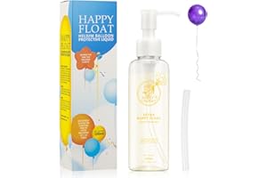 Allony Liquide de Protection À L'hélium pour Ballons, Prolongateur de Temps de Flottement pour Ballons en Latex, Respectueux de L'environnement, Convient pour Anniversaires ballons, Fêtes, 100ml
