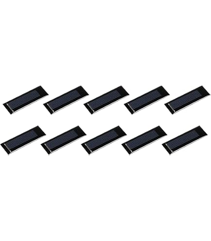 Produktbild von QUARKZMAN Mini Solarpanel 2V 0,16W – 10 Stück, 53,5x53,5mm, Für DIY, Spielzeug & Kleine Ladegeräte