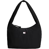 Tommy Jeans TJW URBAN NYLON HOBO Kadın &Ccedil;anta, Siyah, Tek Beden