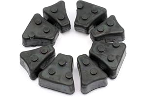 JMP Parastrappi Compatibile con Yamaha XT 660 Z Tenere, XT 660 x, XT550, XT600, XTZ600, MT 03 660, MT03, Virago 250 SET DI 4 PEZZI