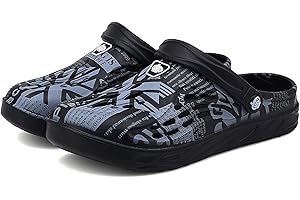 LAILI Sabots de jardin pour homme - Respirants - Chaussures de bain - Chaussures de plage - Chaussures aquatiques - Chaussons de randonnée - Chaussures tendance - Chaussures de voyage - Grandes