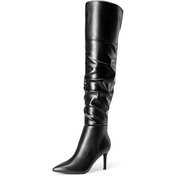 Sok overkneelaarzen grote maten | Pull On Overknees grote maat