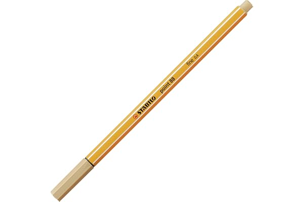 STABILO point 88 - Stylo feutre pointe fine - 1 stylo-feutre - ocre clair
