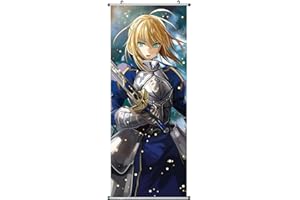 CosplayStudio Fate/stay night Fabric Scroll Picture with Saber Kakemono 100 x 40 cm Motif: Saber with Sword