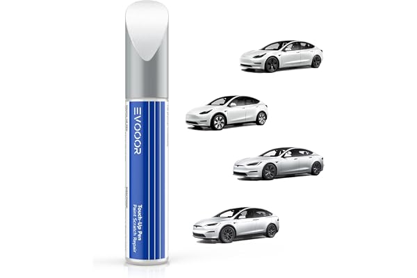 EVOOOR Tesla Peinture de retouche pour réparation de rayures avec couleur assortie pour model 3/Y/S/X Blanc Nacré Multicouches (PPSW)