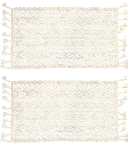 BOMHCS 3 x ovale Platzdeckchen mit Spitze, Blume, handgefertigt, Häkeluntersetzer, Breite 20,3 cm - 22,9 cm, Länge 27,9 cm - 30,5 cm, Küchentischdeckchen (3, Apfelgrün BOMHCS 3 x ovale Platzdeckchen mit Spitze, Blume, handgefertigt, Häkeluntersetzer, Breite 20,3 cm - 22,9 cm, Länge 27,9 cm - 30,5 cm, Küchentischdeckchen (3, Apfelgrün