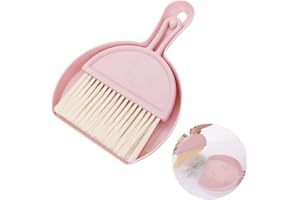 Cobee Mini ręczna zamiatarka i szufelka, szczotka stołowa, mini szufelka i szufelka, zestaw do czyszczenia, przenośna szczotka stołowa, zestaw do jadalni, narzędzie do czyszczenia okruchów