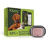 KIPPY - GPS Satellitare per Collare Cani e Gatti EVO - Tracker Salute e Attività - Waterproof - Localizzatore con Alert Istan