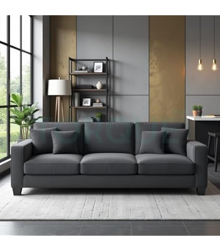 ZAM ZAM ENTERPRISES Overstuffed Multifunction Sofa, Solid Wood