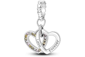 NARMO Perles de charme femme en argent sterling 925, bracelet pour l'Europe