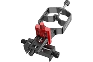 MOVE SHOOT MOVE Adattatore digitale universale di alta precisione a 3 assi: TRIDAPTOR Supporto in metallo per collegare smartphone al telescopio telescopio telescopio monoculare binocolo (tridaptor senza Bluetooth)