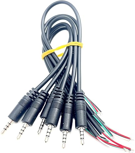 Spina Jack 3,5mm Femmina A Filo Nudo - Cavo Audio Stereo 0,25m Per Riparazioni - Foto 14