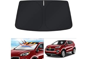 KUST Custom Fit Windshield Sun Shade for Kia Sportage 2018-2022 Sunshade Sun Visor Protector Foldable Blocks UV Rays Keep Your Car Cooler