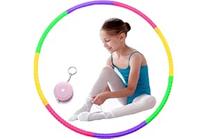 JULIYEH Does Not Apply Alldo - Hula Hoops per bambini, multicolore, per lo sport, per ragazzi, danza, fitness