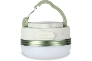 Flintronic Campinglampa, LED-campinglykta, USB-laddbar med powerbank på 1 800 mAh, med 4 lägen, inkl. SOS-ljusläge, bärbar och praktisk, nödfallsset för friluftsliv, vandring, camping och fiske