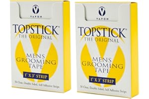 Vapon Topstick 1 X 3-50 Strips in each box (2 boxes) Hypo-Allergenic All Purpose Clear Double Tape by Vapon