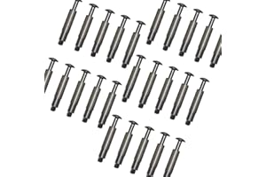 PISCIHOGAR VIDA PARA TU HOGAR PisciHogar Tornillo de Anclaje para Lona, cobertor de Piscina. 100% INOX (Acero-Aluminio) y escamoteable MONOBLOC. Pack de: (25 Uds)