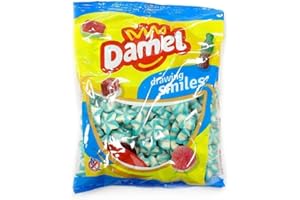DAMEL Zeus Party Maxi Confezioni di Caramelle Gommose a Forma di Stelle Bianche e Celesti Busta da 1Kg Gluten Free