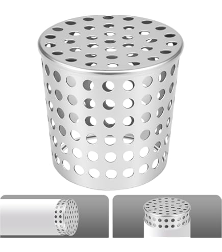 4 Pièces Filtre Gouttiere, Crapaudine De Gouttière Galvanisée, Alliage